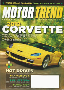 MOTOR TREND 2007 NOV - C-7 VETTE, ARIEL ATOM, CALLAWAY